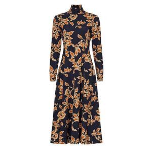 Tanya Taylor Floral Thea Dress in Blue, Size S